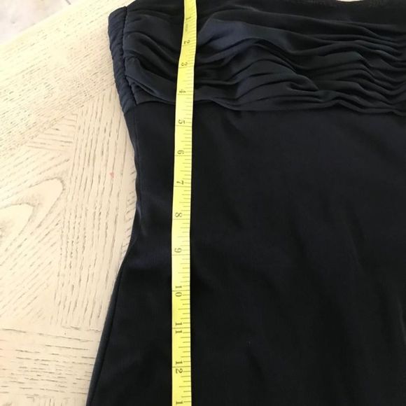 Asymmetrical classy black David Meister size 8  - Picture 12 of 13